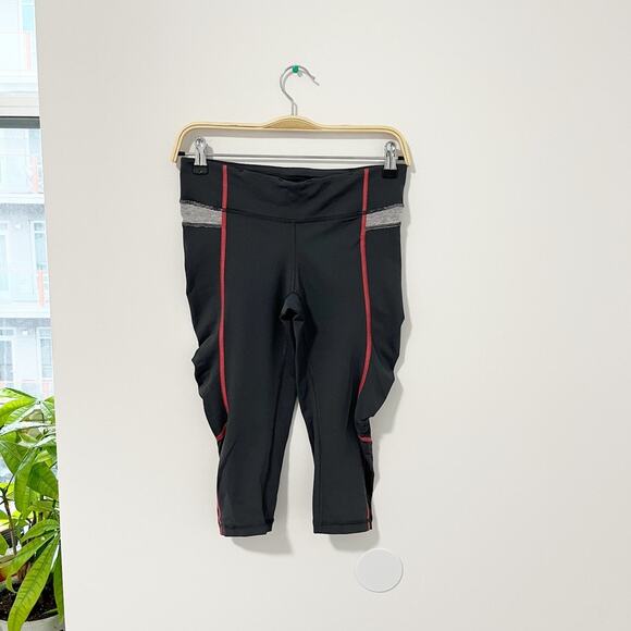 Lululemon Run Inspire Crop Gray Crop Leggings Size 6 - Picture 1 of 4